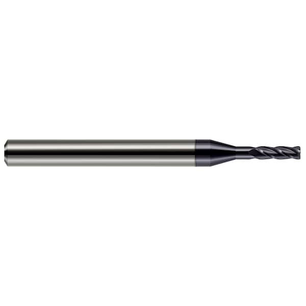 Miniature End Mill - 4 Flute - Corner Radius